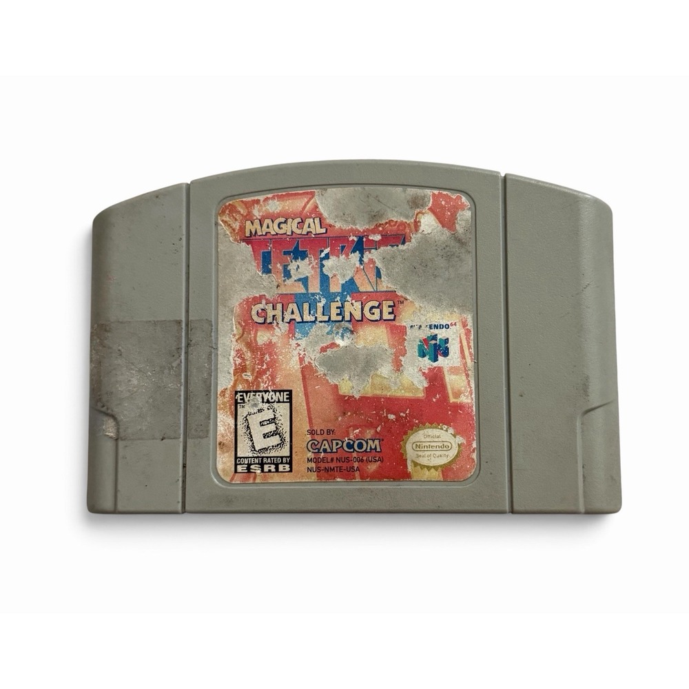 Magical Tetris Challenge N64 Game READ